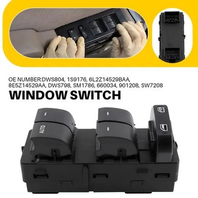 Master Power Window Door Switch Control Driver Side For Mercury Milan 2006-2007 Foto 1 de 4