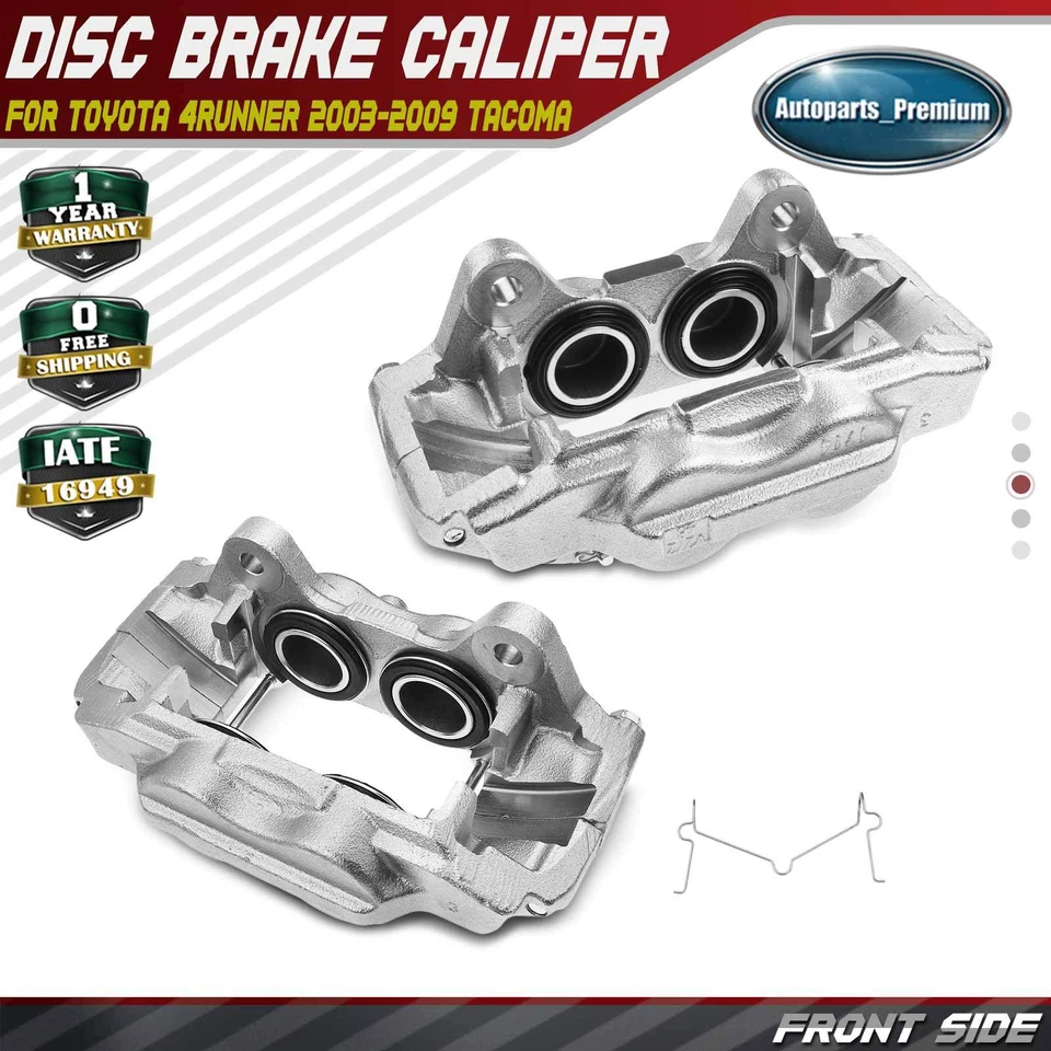 Pinza de freno delantera izquierda y derecha para Toyota 4Runner 2003-2009 Tacoma 2005-2023 Foto 1 de 4
