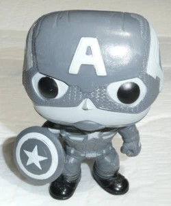 FUNKO POP MARVEL 41 CAPTAIN AMERICA winter soldier barnes & noble exclusive B&W - Picture 1 of 2