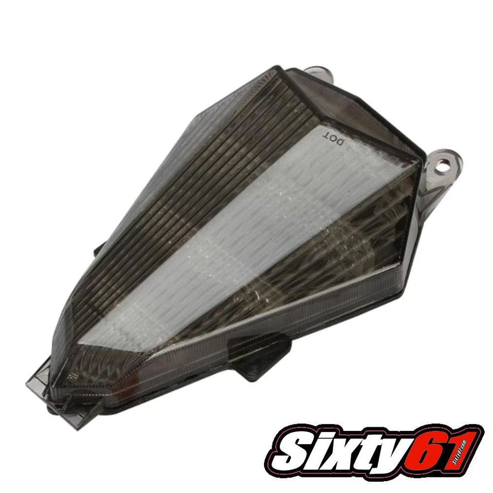 Luz trasera LED Yamaha R6 2006-2014 2015 2016 intermitente integrado lente de humo Foto 1 de 1