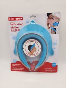 Baby Shower Cap Shield, Moby Bath Visor for Baby and Kids 9M +, Blue