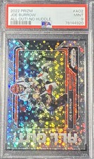 Joe Burrow 2022 Panini Prizm All Out No Huddle Cincinnati Bengals PSA 9