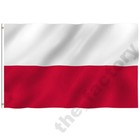 LARGE 5ft x 3ft Poland Polish Polska Flag Football Olympic Supporter Europe Fans