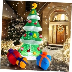 7.5 FT Christmas Inflatables Outdoor Decorations, Christmas Blow Up Yard - Picture 1 of 7