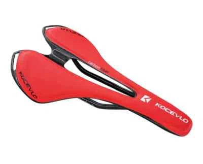 Cojín de asiento de sillín de bicicleta de montaña de carretera de fibra piezas de ciclismo de bicicleta de carbono Foto 1 de 4