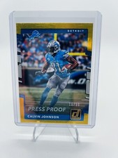 Calvin Johnson 2017 Donruss GOLD Press Proof #/50 Detroit Lions