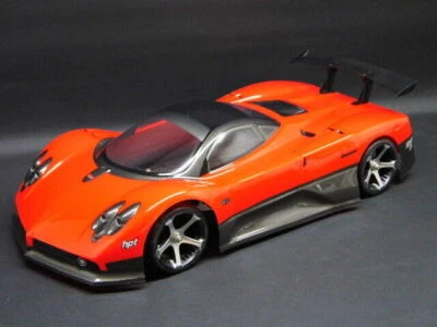 RACERS PARADISE RC CAR KAROSSERIE 1:10 "PAZO" IN ROT 200MM BREIT INKL. SPOILER # HX032R