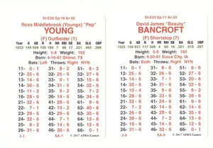 1922 APBA Season - NEW YORK GIANTS Team Set (From 2O17) - Picture 1 of 3