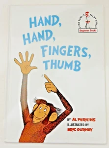 Vintage Hand, Hand, Fingers, Thumb Book by Al Perkins Children Kids 1969 VG HC - Picture 1 of 12