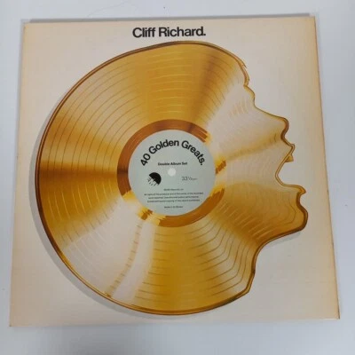 Cliff Richard 40 Golden Greats 2LP Vinyl - Image 1 of 4