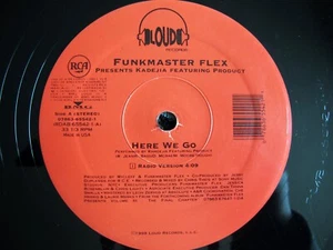 Funkmaster Flex & Kadejia : Here We Go Rap Hip Hop 12" Promo Single Vinyl Record - Picture 1 of 7
