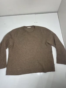 Marine Layer 100% Merino Wool Long Sleeve Roll Neck Sweater Chestnut Size XL - Picture 1 of 11