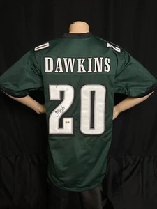BRIAN DAWKINS - Philadelphia Eagles - Autographed/Signed Jersey - Beckett COA - Picture 1 of 4