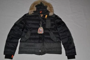 CHAQUETA PARKA AUTÉNTICA PARAJUMPERS SKIMASTER PARA HOMBRE NEGRA L GRANDE NUEVA - Imagen 1 de 9