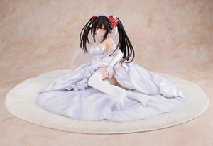 Date A Live Kurumi Tokisaki 5.1 pulgadas 1/7 Figura de Anime Novela Ligera Vestido de Novia Ver - Imagen 1 de 8