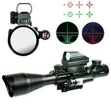 4-12X50 EG Rifle Scope with Holographic 4 Reticle Sight & Red Laser JG8