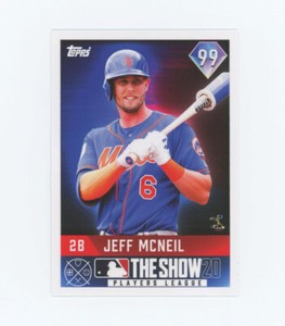 2020 MLB Topps On Demand Jeff McNeil The Show New York Mets /824 
