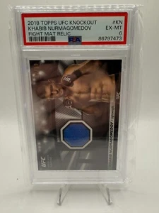 Khabib Nurmagomedov UFC 160 Event Used Fight Mat Relic - 2018 Topps UFC Knockout - Picture 1 of 2