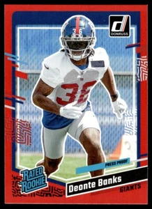 2023 Donruss Red Deonte Banks New York Giants #376 - Bild 1 von 2