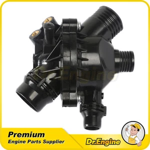 Coolant Thermostat Housing Assembly Fit 06-12 BMW 328i 335is 535i X3 Z4 3.0L - Picture 1 of 5