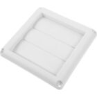  4" Louvered Dryer Vent Cover Plastic Exterior Cap Wall Plate