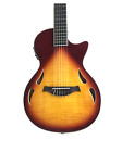 Haze Solid Mahogany Electric Nylon String Guitar, Active Piezo Pickup