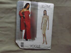 Vogue Sewing Pattern 2481 Misses Dress Stole Sizes 8-12 Bellville Sassoon Gown 
