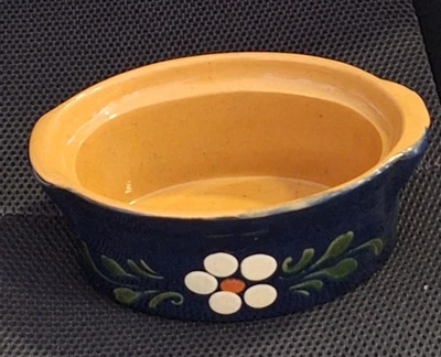kleine Terrine Soufflenheim Auflaufform Steingut Elsass Vintage - Bild 1 von 4
