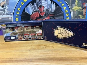 Funko Pop! Kansas City Chiefs Super Bowl 2024 Fanatics Exclusive 4er Pack - Bild 1 von 7