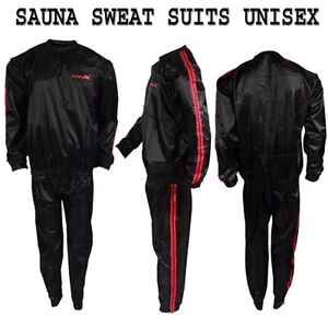 SAUNA SUIT SWEAT SUITS GYM HEAVY DUTY ANTI RIP WEIGHT LOSS EXERCISE M.4XL - Picture 1 of 6