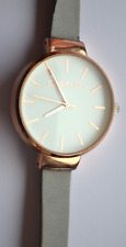 Clarity- Co.    Ladies   Quartz Watch, Secs.Hand,  Leather Strap  20 Cm,  G.C.