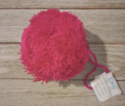 pom pom hilo para sombreros punto ganchillo 3 pulgadas capa fina rosa brillante Foto 1 de 2