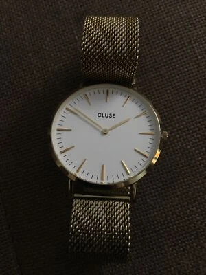 Reloj Cluse Caballero Unisex con Correa Dorada de Acero Inoxidable Sin Marcar - Imagen 1 de 4