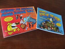 2 x Mike Peters Grimmy: The Postman + King of the heap US funny Comic-Strips