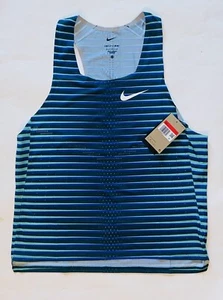Nike ADV Dri Fit Running Track Singlet Tank Mens Size Large DR5814-317 - Picture 1 of 7