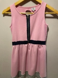 Disney D-Signed Girls Front Zip Pink & Blue Dress Size Large FAST FREE SHIP - Picture 1 of 7