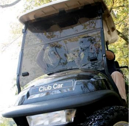 Тонированное складное ударное модифицированное лобовое стекло 04+ клубный автомобиль вперед прецедент темп - Изображение 1 из 1