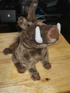 "Muñeca de peluche parlante Walt Disney El Rey León Pumba Warthog juguete de 8" - Imagen 1 de 3