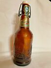 Cerveza Conmemorativa Beer Glass Bottle Wire Swing Top Stopper Mexico 86 CLEAN