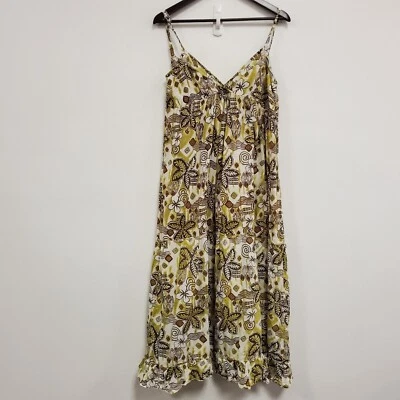 Vestido midi babydoll con capas Derek Heart para mujer talla L festival hada del bosque Y2K Foto 1 de 4