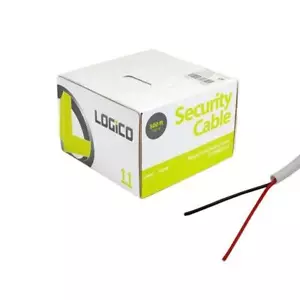 Cable de seguridad con altavoz blanco varado de alarma antirrobo 22/2 AWG 500' pies - Imagen 1 de 1