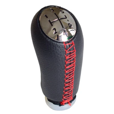  Leather 5 Speed Gear Shift Knob For Renault Laguna Megane 2 Clio3 05-09 Kangoo - Image 1 of 2