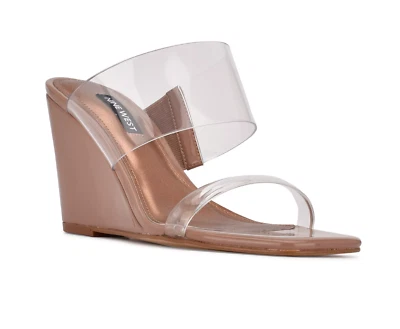 Sandalia de cuña Nine West Z1607* Nats natural para mujer talla 9M Foto 1 de 4