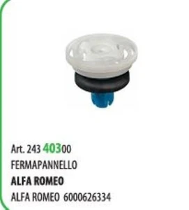 Bottone ferma pannello porta Alfa Romeo Stelvio Giulia 6000626334 pezzi 10 - Imagen 1 de 1