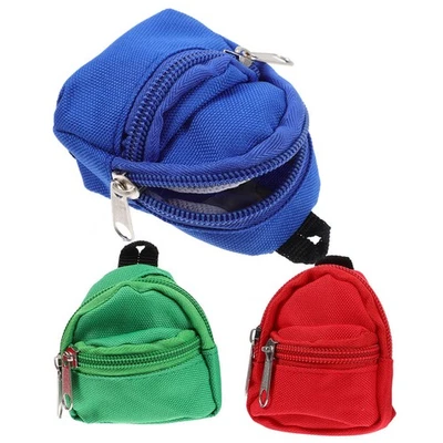  3 pezzi Mini Modelli di zaino Mini Backpack Bags Mini House Decors Children - Immagine 1 di 4