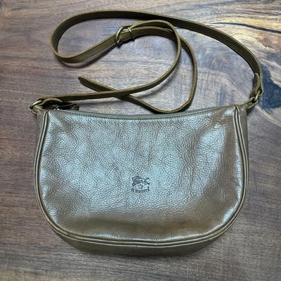 Bolso de Hombro Ilbizonte Cuero Marrón Usado Pequeños Arañazos Sin Accesorios Regalo Foto 1 de 4