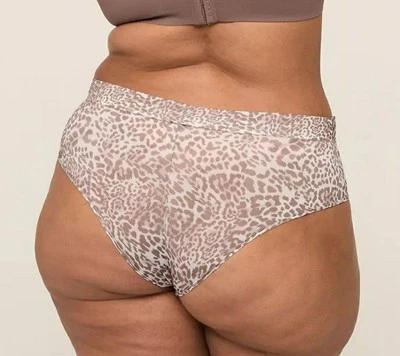 Panty descarado Lane Bryant estampado animal topo comodidad felicidad talla grande 26/28, 4X Foto 1 de 4