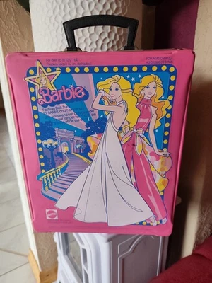 Alter  "Mod Ära" Barbie Koffer Mattel 1977  Barbie Doll Case Vintage Trunk #1004 - Bild 1 von 4