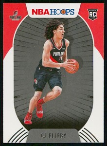2020-21 Panini Hoops CJ Elleby Rookie sa Portland Trail Blazers #250