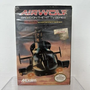 New Opened Package Vintage Game Cartridge 1989 AIRWOLF Nintendo System NES - Picture 1 of 19